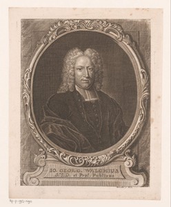 Portret van Johann Georg Walch