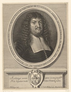 Portret van Johann German Barbier von Gangkofen