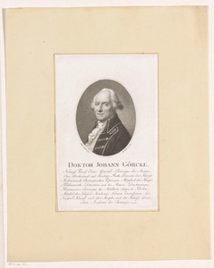 Portret van Johann Goercke