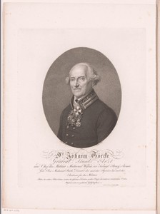 Portret van Johann Goercke