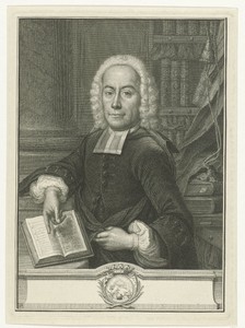 Portret van Johann Gotlieb Pambo op 55-jarige leeftijd