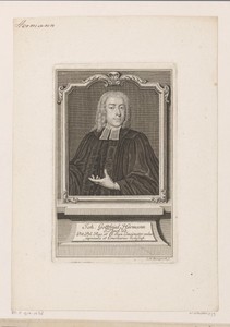 Portret van Johann Gottfried Hermann