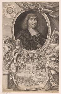 Portret van Johann Gottfried von Guttenberg