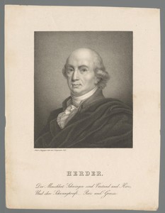 Portret van Johann Gottfried von Herder