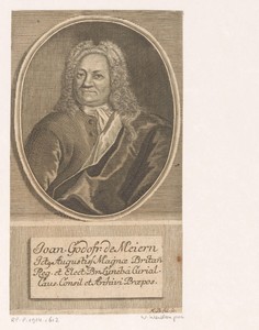 Portret van Johann Gottfried von Meiern