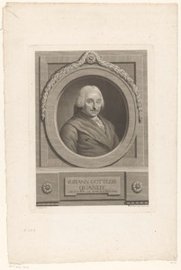 Portret van Johann Gottlob Quandt