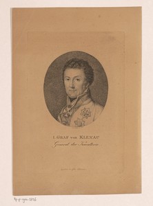 Portret van Johann Graf Klenau