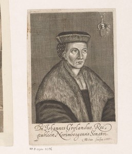 Portret van Johann Groland