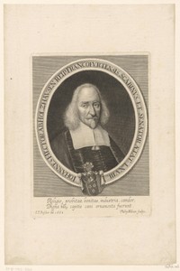 Portret van Johann Hector von Holzhausen