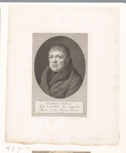 Portret van Johann Heinrich Bremi