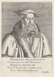 Portret van Johann Heinrich Bullinger
