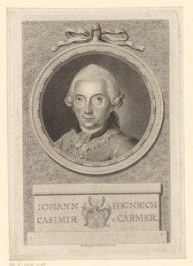 Portret van Johann Heinrich Casimir von Carmer