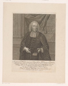 Portret van Johann Heinrich Daniel Moldenhawer