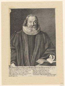 Portret van Johann Heinrich Faber