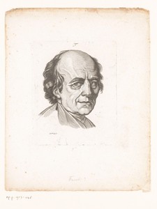Portret van Johann Heinrich Fuessli