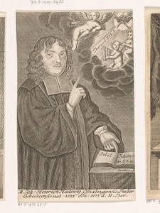 Portret van Johann Heinrich Hadewig