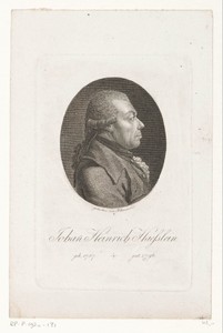 Portret van Johann Heinrich Häslein
