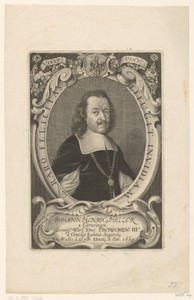 Portret van Johann Heinrich Hiller von Gärtringen