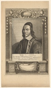Portret van Johann Heinrich Hottinger