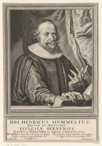 Portret van Johann Heinrich Hummel op 59-jarige leeftijd