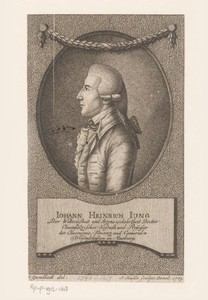 Portret van Johann Heinrich Jung-Stilling