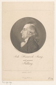 Portret van Johann Heinrich Jung-Stilling