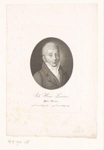 Portret van Johann Heinrich Lavater