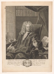 Portret van Johann Heinrich Linck