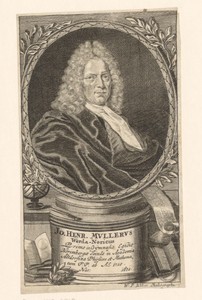 Portret van Johann Heinrich Müller