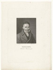 Portret van Johann Heinrich Pestalozzi