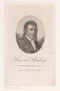 Portret van Johann Heinrich Pestalozzi