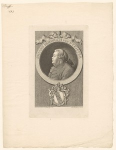 Portret van Johann Heinrich Pfeiffer