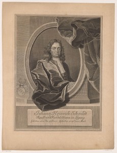 Portret van Johann Heinrich Schmidt