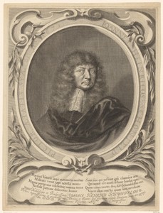 Portret van Johann Heinrich Schönfeld