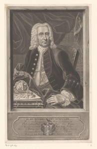 Portret van Johann Heinrich Schulze