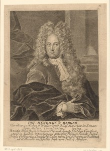 Portret van Johann Heinrich von Berger