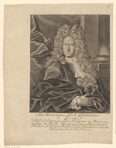 Portret van Johann Heinrich von Berger