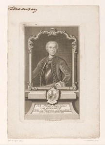 Portret van Johann Heinrich von Löwenberg