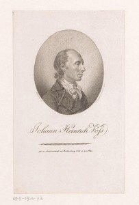 Portret van Johann Heinrich Voss