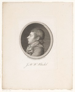 Portret van Johann Heinrich Wilhelm Witschel