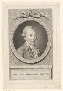 Portret van Johann Hieronymus Graf