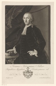 Portret van Johann Hieronymus Sulzer