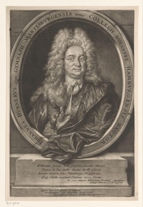 Portret van Johann Hübner