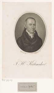 Portret van Johann Hyacinth Kistemaker