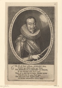 Portret van Johann Jacob Anholt