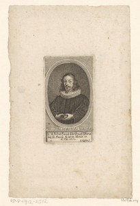 Portret van Johann Jacob Christmann