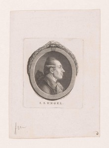 Portret van Johann Jacob Engel