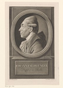 Portret van Johann Jacob Engel