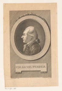 Portret van Johann Jacob Ferber