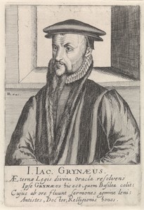 Portret van Johann-Jacob Grynaeus